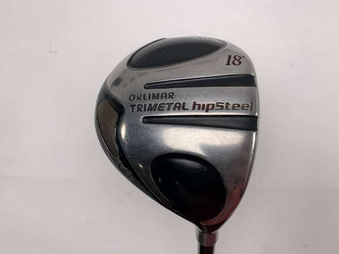 Orlimar Trimetal hipsteel Fairway Wood 18* Fujikura Orlimar 75g Regular Mens RH