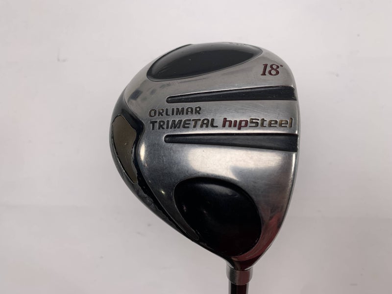 Orlimar Trimetal hipsteel Fairway Wood 18* Fujikura Orlimar 75g Regular Mens RH