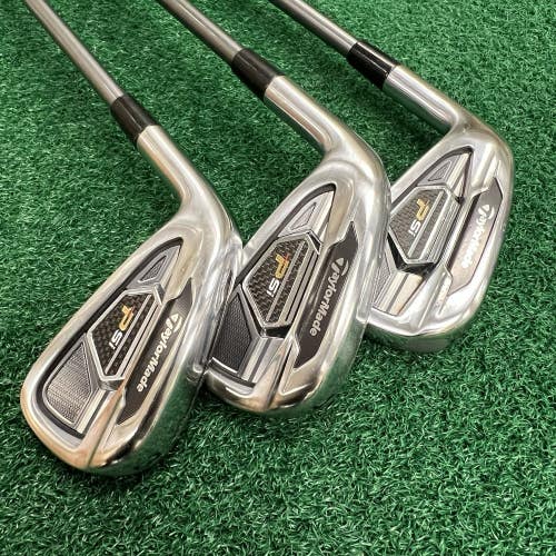 TaylorMade PSI Left Hand 3-4-5 Irons Men's LEFT Hand Regular Flex Graphite Shaft
