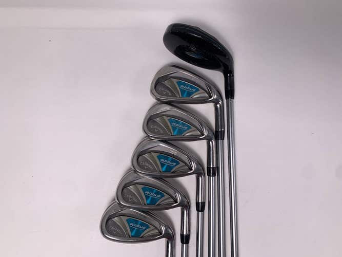 Callaway Rogue Hybrid Iron Set 5H 6-PW Aldila Quaranta 40g Ladies RH