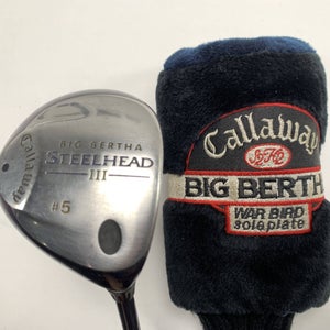 Callaway Steelhead III 5 Fairway Wood 18* System III Regular Graphite Mens RH HC