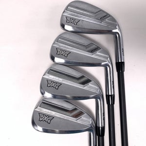 PXG 0211 XCOR2 Chrome Iron Set 6-9 MMT 304SS 80g Stiff Graphite Mens RH
