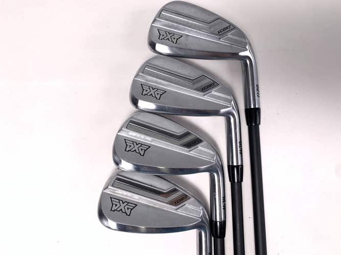 PXG 0211 XCOR2 Chrome Iron Set 6-9 MMT 304SS 80g Stiff Graphite Mens RH