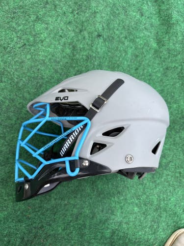 Gray Adult Warrior Evo Helmet (Used) | L/XL
