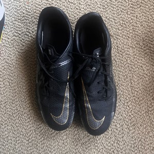 Black Unisex Size M 7.0 (W 8.0) Nike Phantom gt Molded Cleats Cleats (Used)