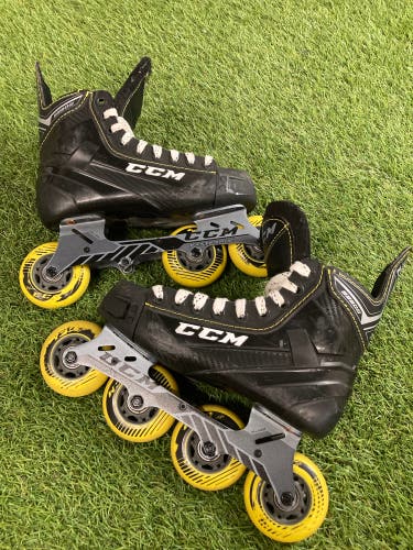 Junior CCM Super Tacks 9350 Inline Skates Regular Width Size 4 (Used)
