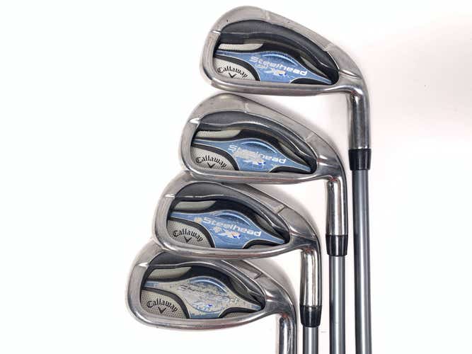 Callaway Steelhead XR Iron Set 6-PW Matrix Ozik Program F15 55g Senior RH- No 8i