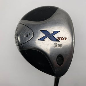 Callaway X Hot 3 Fairway Wood 15* Fujikura Banzai 65g Regular Graphite Mens RH