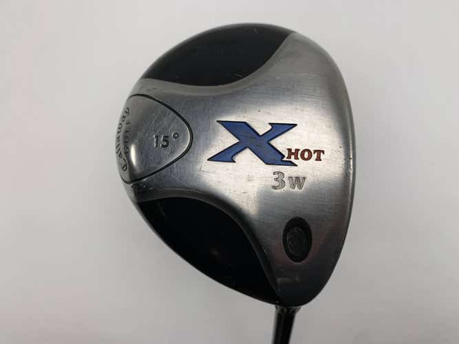 Callaway X Hot 3 Fairway Wood 15* Fujikura Banzai 65g Regular Graphite Mens RH