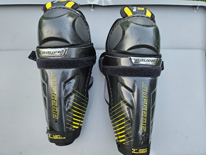 Youth Bauer Supreme 1S 9" Shin Pads (Used)