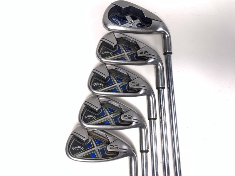 Callaway X-22 Iron Set 4-8 Uniflex Steel Mens RH