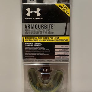 New Under Armour UA Armourbite Antimicrobial Strap/Strapless Mouthguard Football Hockey