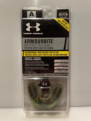 New Under Armour UA Armourbite Antimicrobial Strap/Strapless Mouthguard Football Hockey