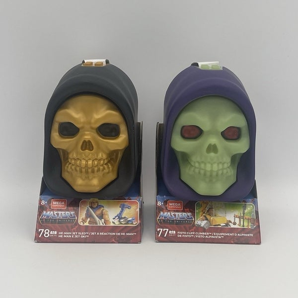 Mega Construx HE-Man Skeletor Trap Jaw Masters of the Universe MOTU Lot of 2