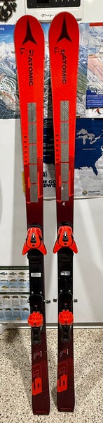 2024 Atomic Redster FIS GS 166 cm Racing Skis With Bindings Max Din 12 (Used)