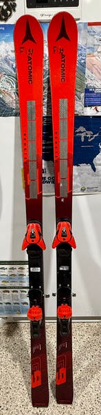 2024 Atomic Redster FIS GS 166 cm Racing Skis With Bindings Max 