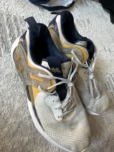 Team issued Notre dame lifting/athletic shoes