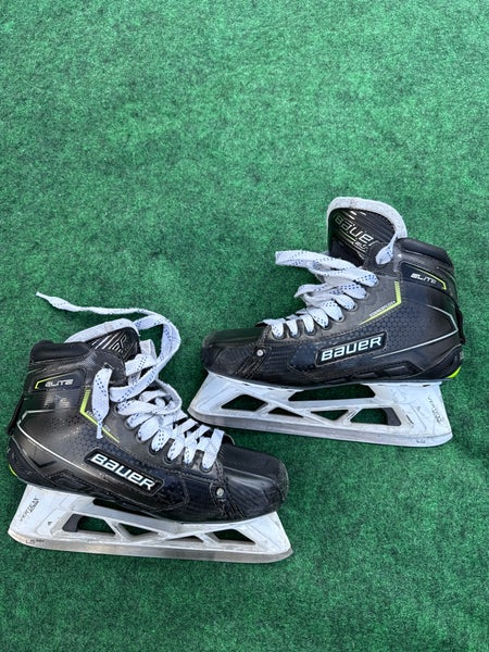 Senior Bauer Elite Hockey Goalie Skates (Fit 3) Size 10 (Used)