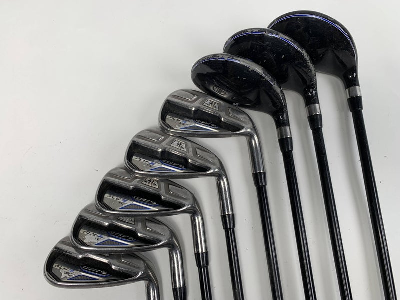 Cobra Fly-Z XL Combo Iron Set 4HY-6HY+7 Iron-PW+GW Fly XL 60g Lite Graphite RH