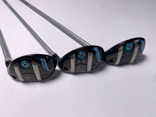 Cobra KING F7 Ladies Hybrid Set 3 4 5 22* 25* 28* Fujikura Pro Ladies Womens RH