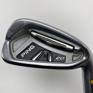 Ping i20 Single 7 Iron Yellow Dot KBS Tour Stiff Steel Mens RH