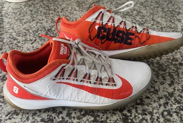 Nike Syracuse lacrosse mens team turf cleats trainers sz 10