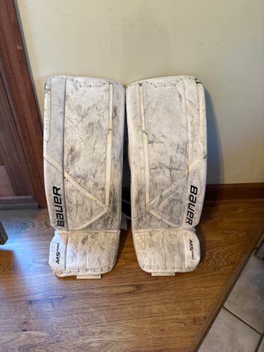Small Bauer Supreme M5 Pro Goalie Leg Pads (Used)