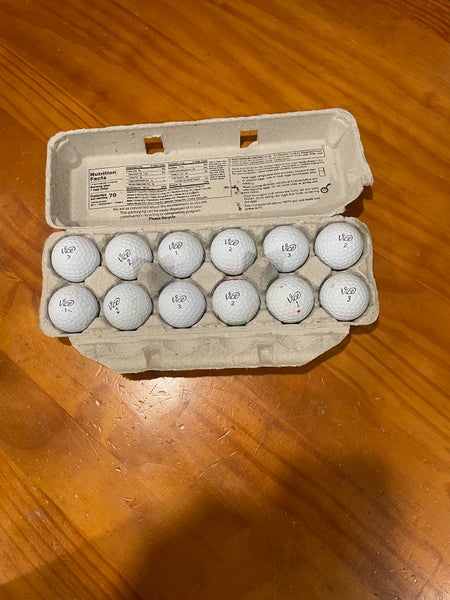 Dozen of vico golf balls(practically new)