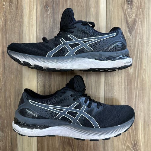 Women’s Asics Gel Nimbus 23 Running Shoes 1012A885-001 Black/White, Size 9