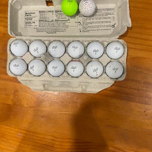 Dozen of vico golf balls(practically new)