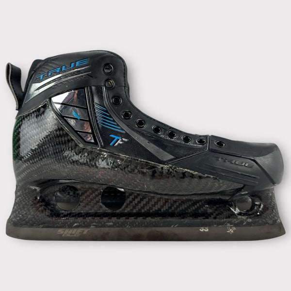 Pro Stock Used True Size 9/9.5 Custom TF Goalie Hockey Skates Gauthier
