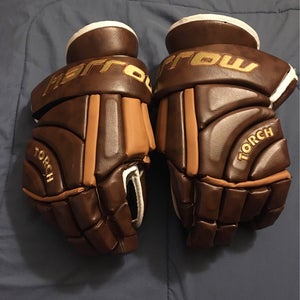 Lehigh University Harrow Torch Hockey Gloves 14.5”