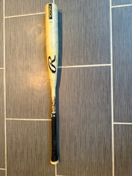 2025 Rawlings icon BBCOR Certified Bat (-3) 30 oz 33" (Used)