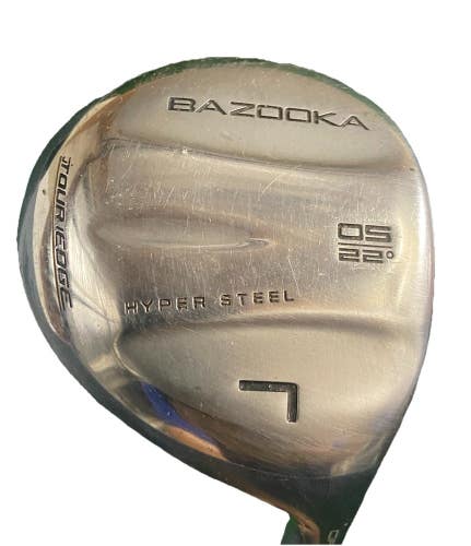 Tour Edge Bazooka OS Hyper Steel 7 Wood 22* RH Ladies Graphite 40.5" New Grip