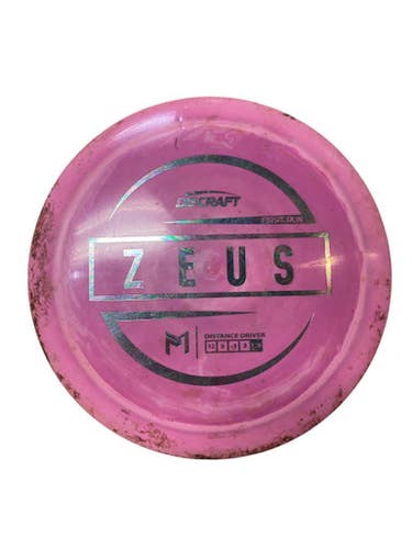 Used Discraft ZEUS Disc Golf Driver Pink 11706-S000362013