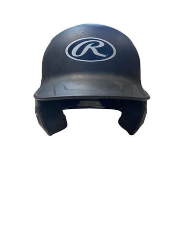 Used Rawlings MACH JR Batting Helmet No Mask Black M/L 11706-S000362009