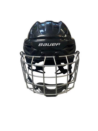 Used Bauer REAKT 55 Helmet Cage Combo Black MD 11706-S000362001