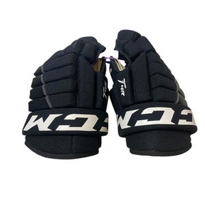 Used CCM T 4R Senior Gloves Black 12" 11706-S000361997