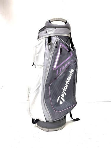 Used Taylormade CART BAG Womens Cart Bag Grey 11860-S000295124