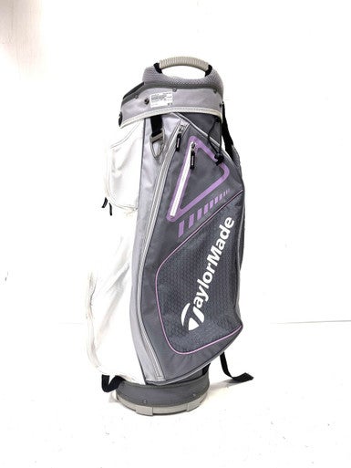 Used Taylormade CART BAG Womens Cart Bag Grey 11860-S000295124