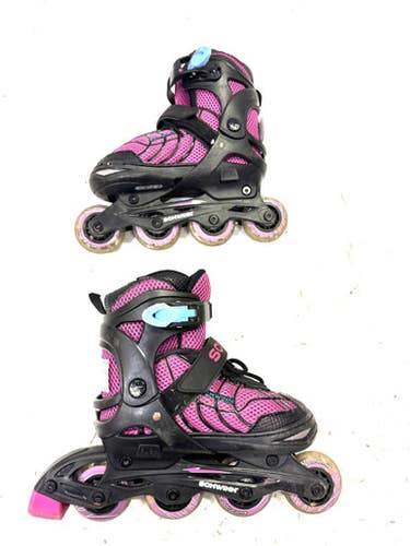 Used Schwinn ADJ 1-4 Junior Rec Fitness Skates Pink Adjustable 11860-S000297037