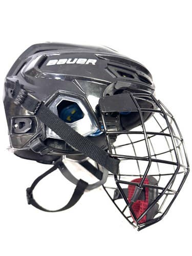Used Bauer REAKT 150 Helmet Cage Combo Black MD 11860-S000297078