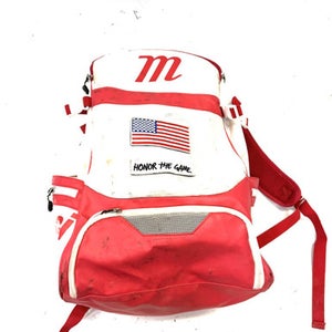 Used Marucci PLAYER BACKPACK BB/SB Player Backpack White 11860-S000297145