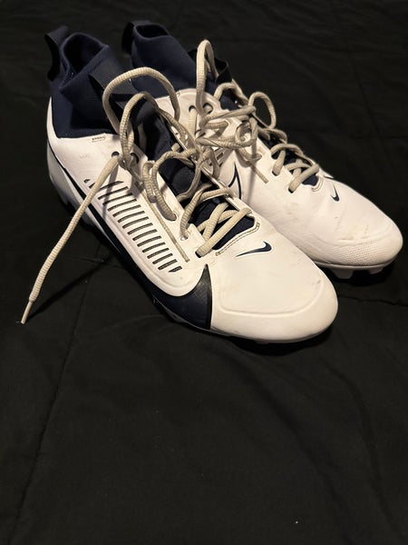 White Men's Size M 11.0 (W 12.0) Adult Nike Vapor edge pro 360 Cleats (Used)
