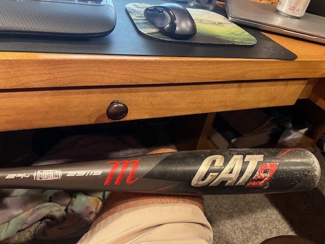 2021 Marucci CAT9 Alloy USSSA Certified Bat (-10) 19 oz 29" (Used)