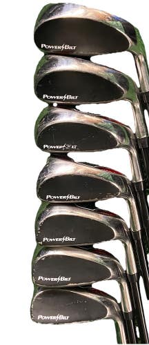 PowerBilt EX-200 Hybrid Iron Set 4-PW RH Men's 68g Regular Graphite 5i 37.5"