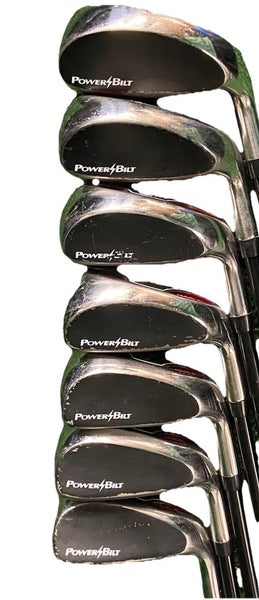 PowerBilt EX-200 Hybrid Iron Set 4-PW RH Men's 68g Regular Graphite 5i 37.5"