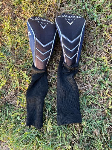Callaway X 3 & 5 Fairway Wood Golf Head Covers ONLY