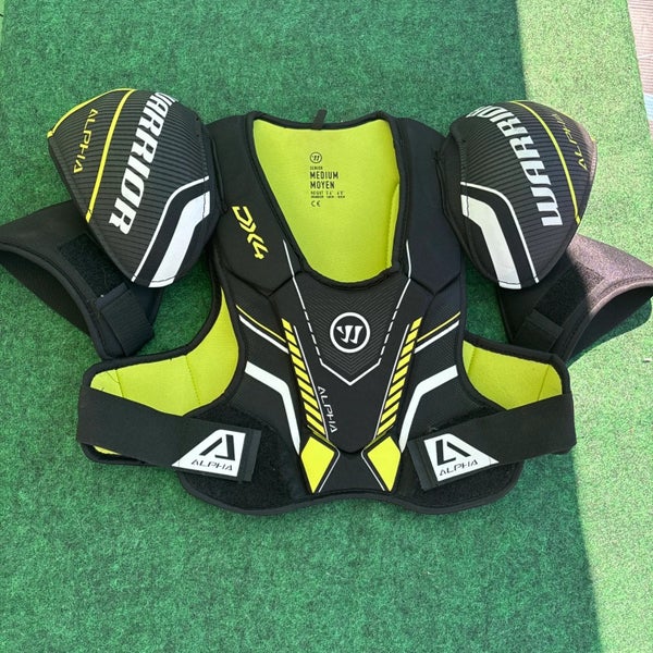 Warrior Alpha DX4 Shoulder Pads (Used) | Senior Medium