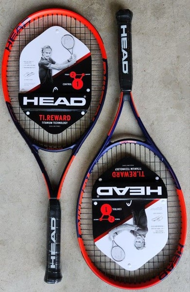 Head Ti Reward Tennis Racquet Set of 2 Size 4 3/8, 110" Oversized head Brand New